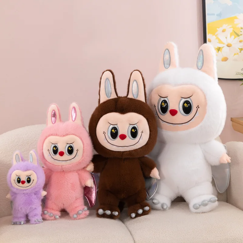 

Monster Labubu Peluche Toy Angel Diy Doll Figure Vinyl Pendant Doll Model Plush Toy Pillow Room Decoration Birthday Gift