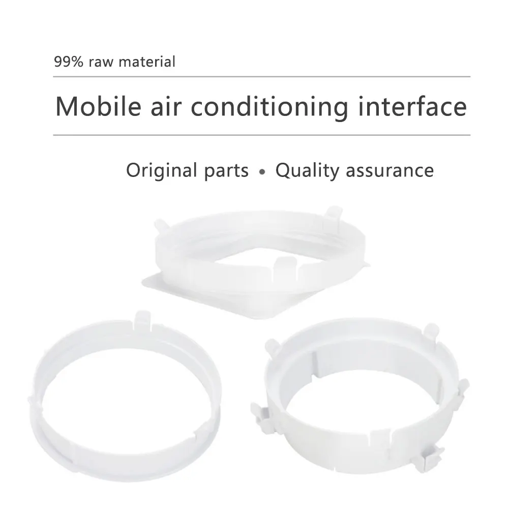 

For Portable Air Conditioner Accessory Exhaust Duct Interface for 15cm Diameter Hose ABS Material Easy to Install