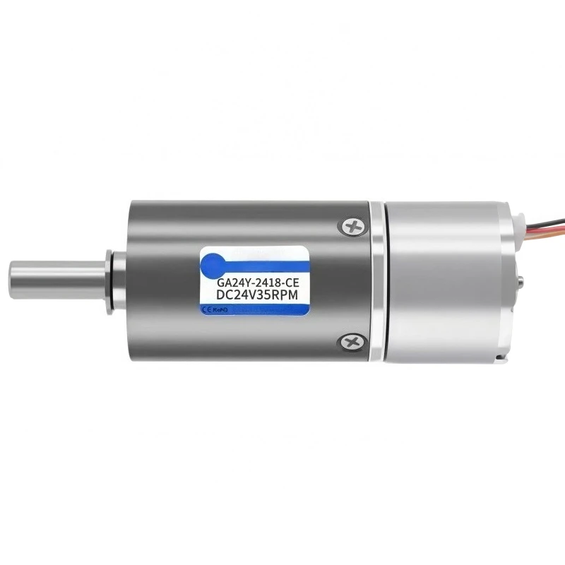 Planetary Gear Brushless DC Speed Reducer Motor GA24Y-2418, with High Torque and Low Noise Performance.