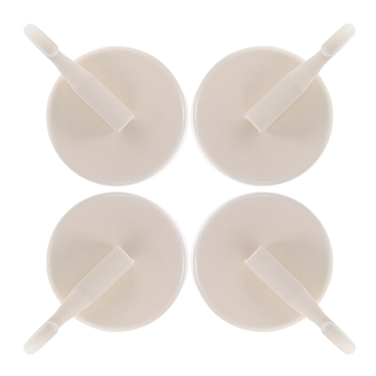 4Pcs Suction Cup Hooks Compact Space-Saving Removable Suction Robe Hook for Tiles Glass Mirrors Doors Heavy Object Support