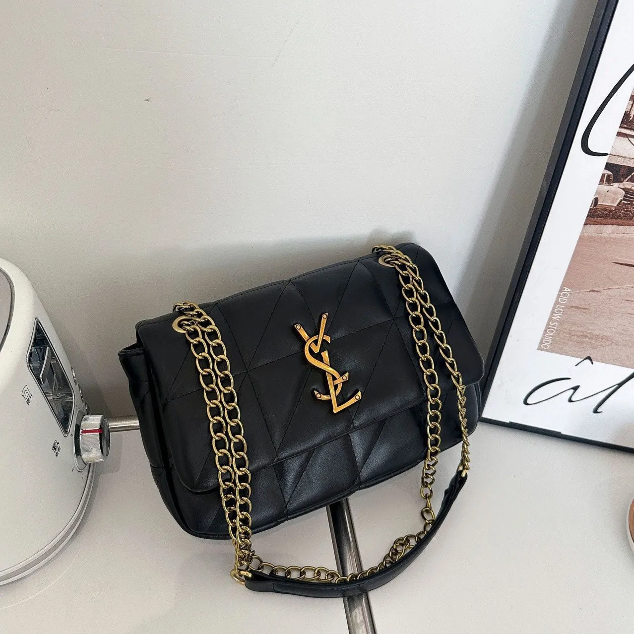 

Роскошная и модная женская сумка в форме цепочки, сумка через плечо из искусственной кожи, легкая сумка с кисточками для поездок на работу