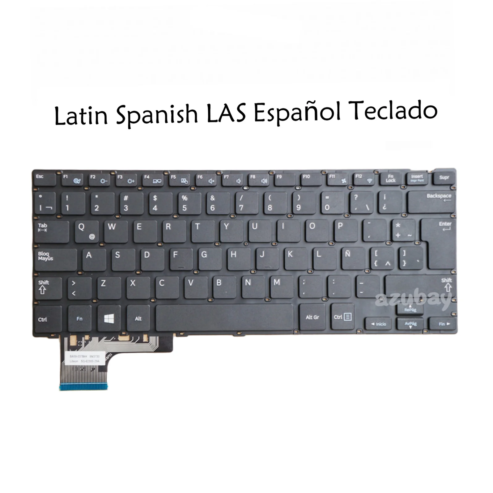 Spanish / La Laptop Keyboard for Samsung Sg-62300-29A Np915S3G Np905S3G Np906S3G 915S3G 905S3G 906S3G Black Without Wristband Cover