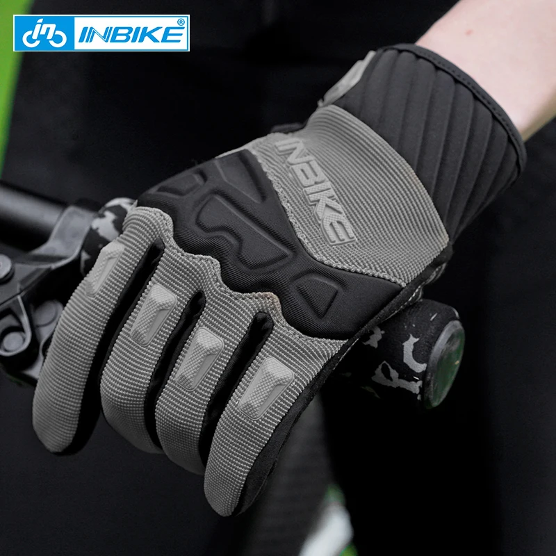 INBIKE MTB Cycling Gloves Man Touchscreen Men’s Sport Glove Mountain Bicycle for Gym Motorcycle Outdoor Cycling Bike Accessories