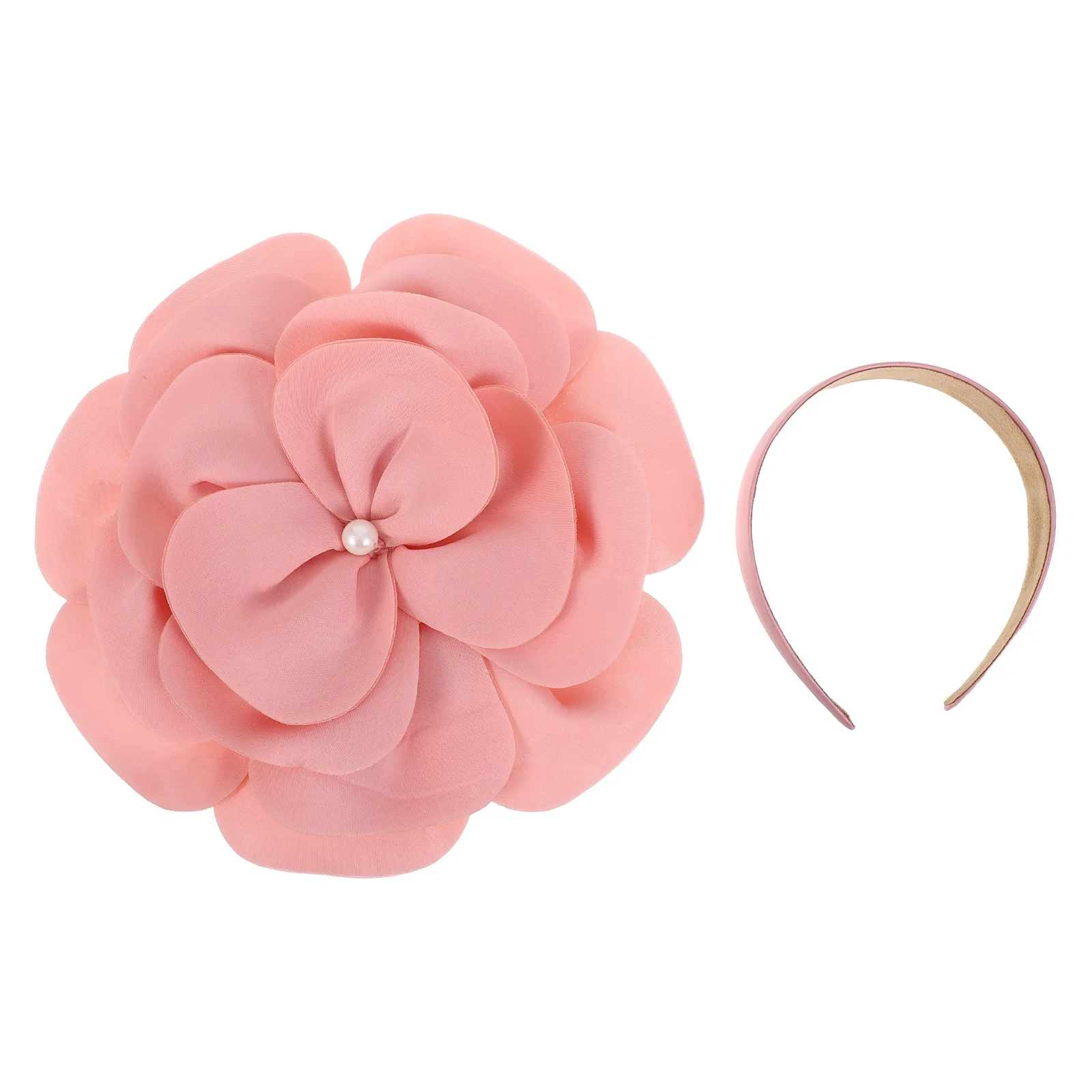 

Elegant Floral Headpiece for Women Large Flower Fascinator Hat Bridal Wedding Party Accessory Comfortable Lightweight Secure Fit