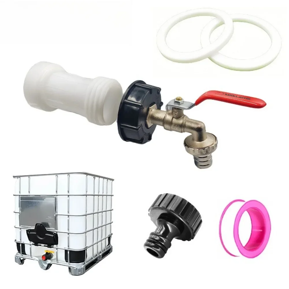 

Капельница для орошения сада, разъем для источника воды, аксессуар для крана S60 * 6, кран для резервуара для воды с адаптером, удлинительная труба