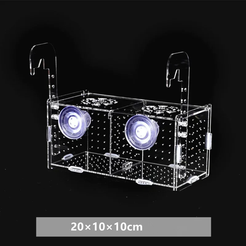 Ornamental Fish Breeding Isolation Box Fish Tank Aquarium Incubator Transparent Acrylic Single Grid Double Grid Accessories