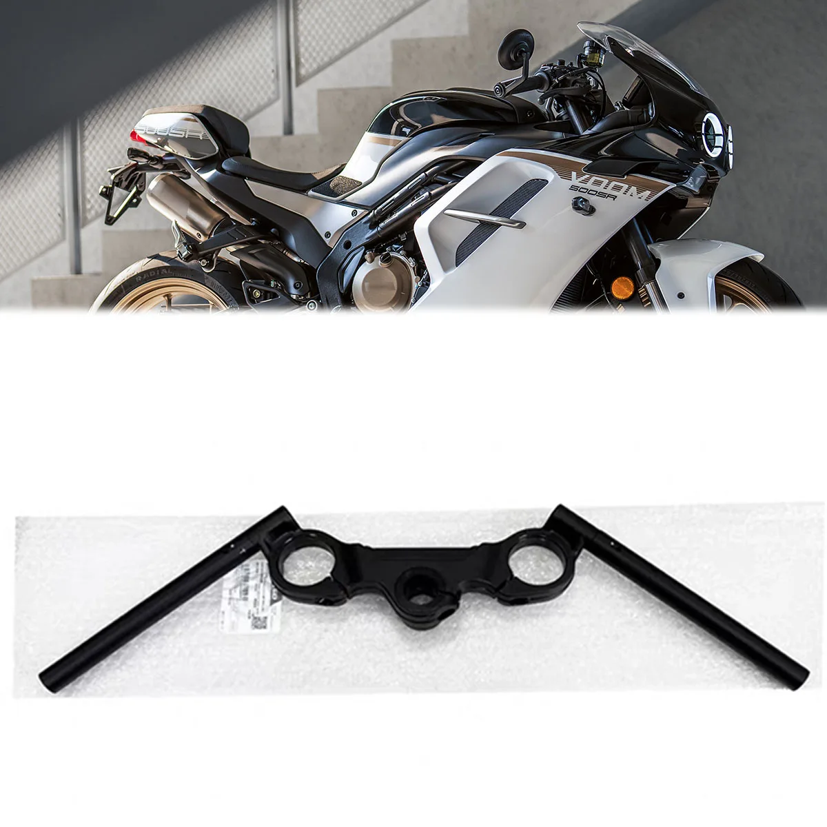 

Оригинальная направляющая ручка для мотоцикла, закрывающая смеситель, трубка руля, подходит для CFMOTO 500SR VOOM 500 SR