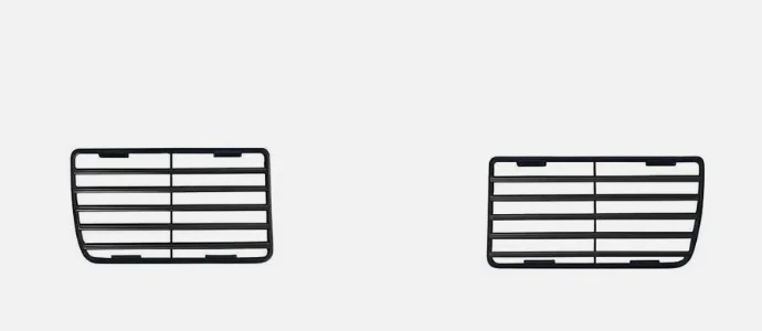2 pcs Front Signal Indicator Light Grille Cover For VW Golf GTI MK3 Vento Jetta VR6  (Euro & US-spec 1992–1998)  Stylish