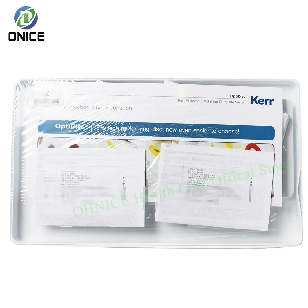 Dental Kerr Hawe OptiDisc General Assorted Kit 9.6mm&12.6mm Pack of 240,Kerr OptiDisc Finishing and Polishing System 4200