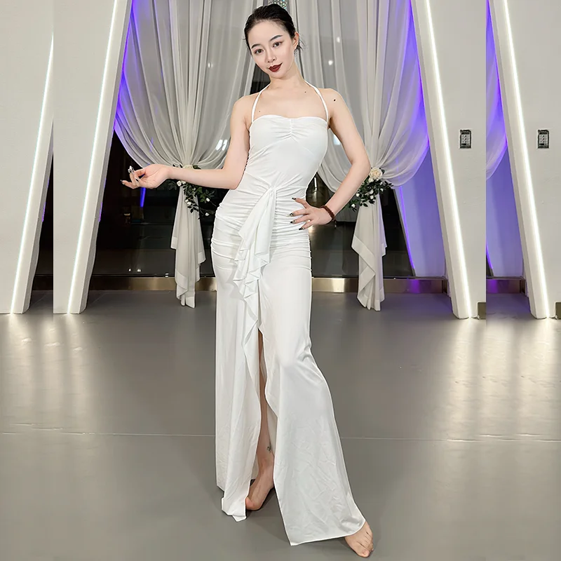

Belly Dance Performance Dresses for Women Bellydancing Competition Clothes Set Female Oriental Dance Practice Clothing Dress M,L