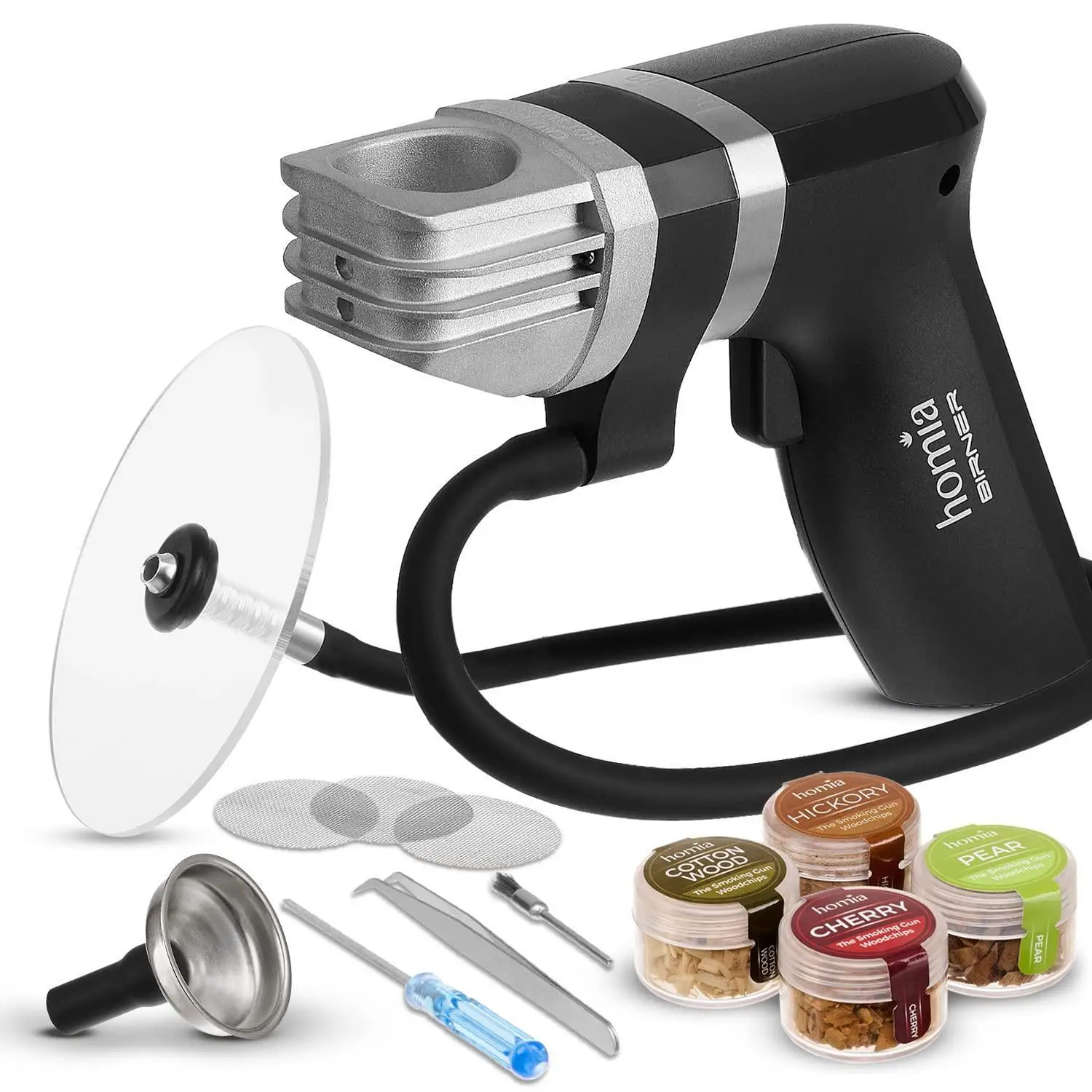 für UD2 Professional Starter Kit 11 Stück Räuchermaschine Zubehör Holzspäne Birner für Räucherpistole Cold Brew Kaffeemaschine