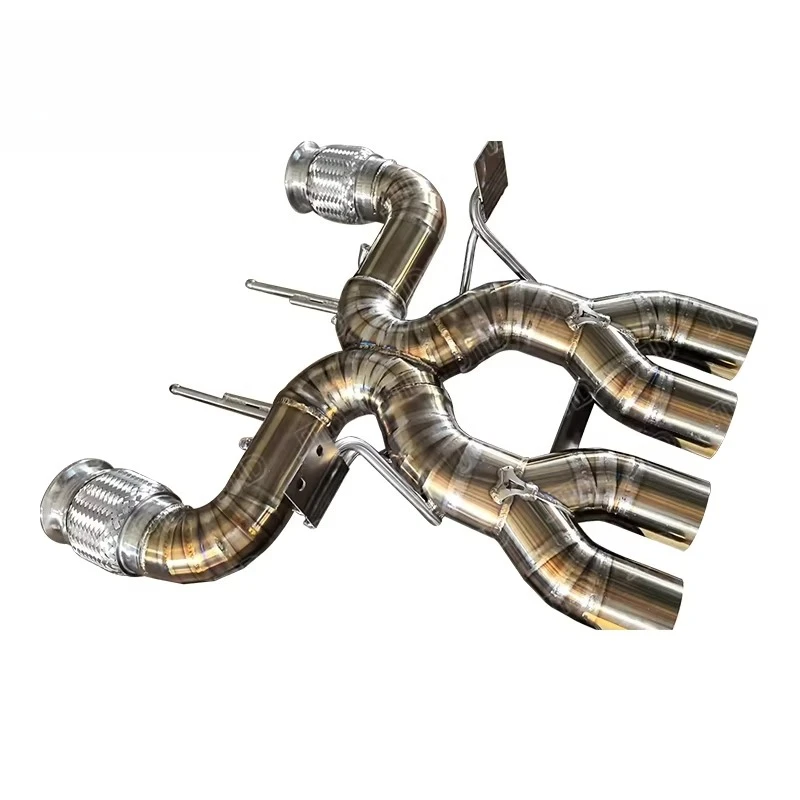 Performance Titanium Exhaust System for McLaren 720S 765LT Style Conversion - Racing Exhaust Package