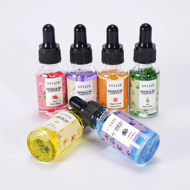 New Nail Polish Fruit Flavor Floral Fragrance Moisturizing  Finger Oil Dried Flower Nail Polish Moisturizes Skin Around Finger