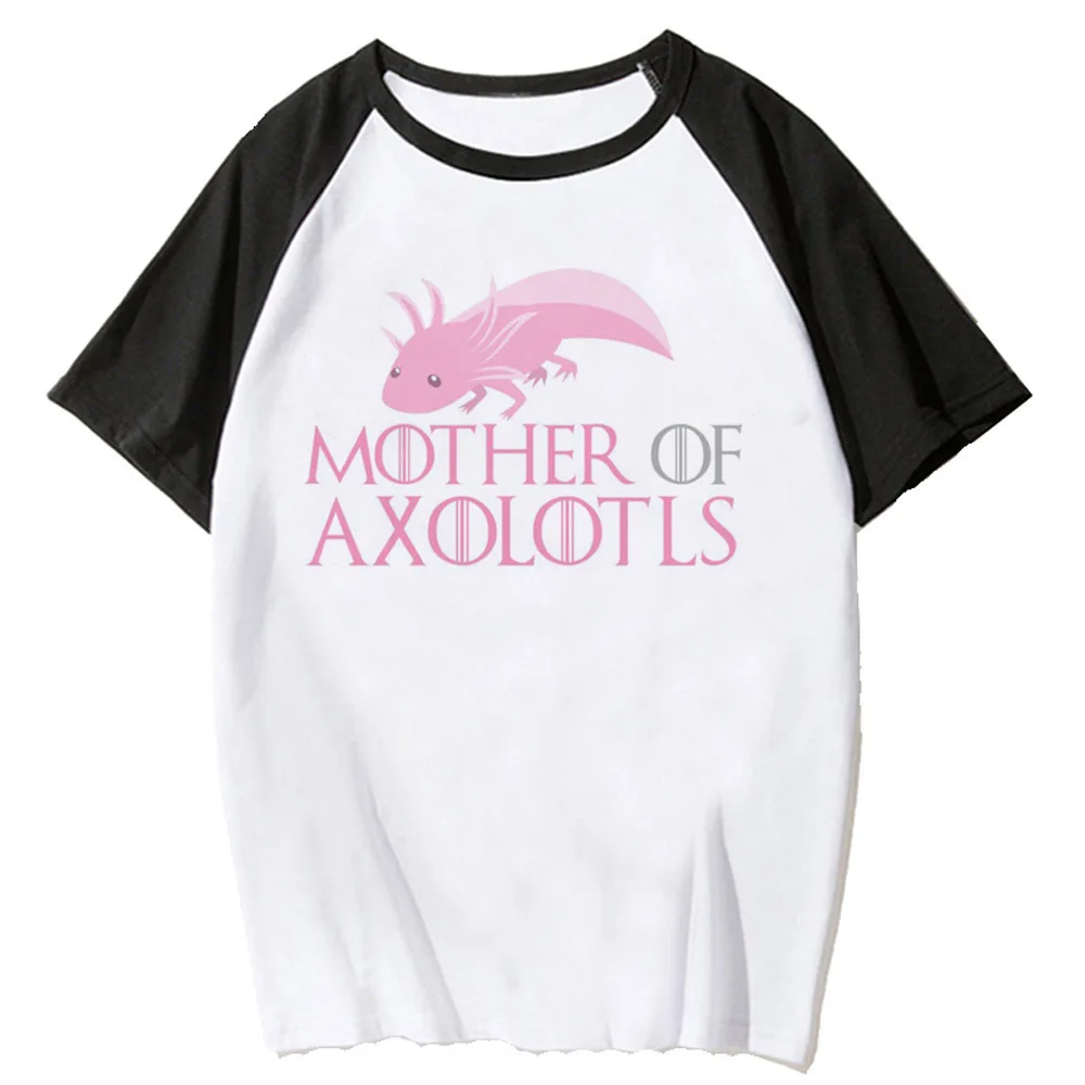 Ajolote Axolotl t shirt women Pop Culture Retro 2000s Pastel t-shirt Comfortable Psychedelic Y2k Retro streetwear Pastel