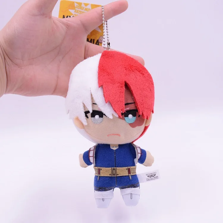 Plush Pendants Animation Derivatives Midoriya Izuku Bakugou Katsuki Todoroki Shoto Exquisite Creative Brithday Gift for Friend