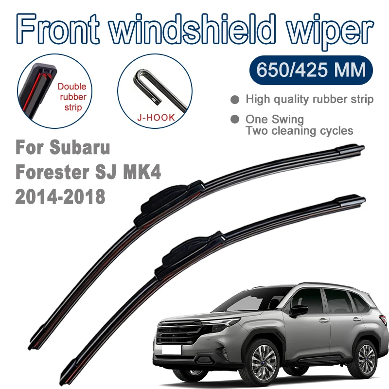 

Wiper Blades For Subaru Forester SJ MK4 2014-2018 2016 2015 2017 Front Windshield Brushes Windscreen Car Accessory 26"+17"