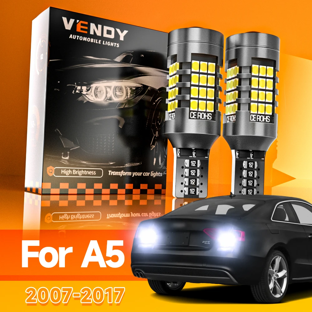 

2 шт. для Audi A5 2007-2017 светодиодный фонарь заднего хода 2008 2009 2010 2011 2012 2013 2014 2015 2016 аксессуары Canbus