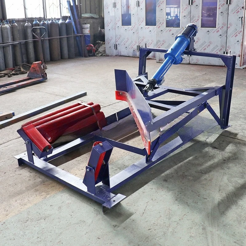 

Double side discharge electric hydraulic plow cleaner variable groove plow conveyor