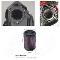 For Ducati Scrambler 400 800 Cafe Racer Icon Desert Sled Motorcycle Air Filter Cleaner Engine Intake Filter Replacement Parts