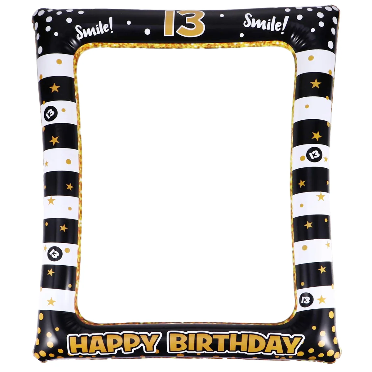 

Inflatable Photo Frame Booth Props Photobooth Birthday Party Decor Happy Sign Supplies for Age 13 Supply Christmas