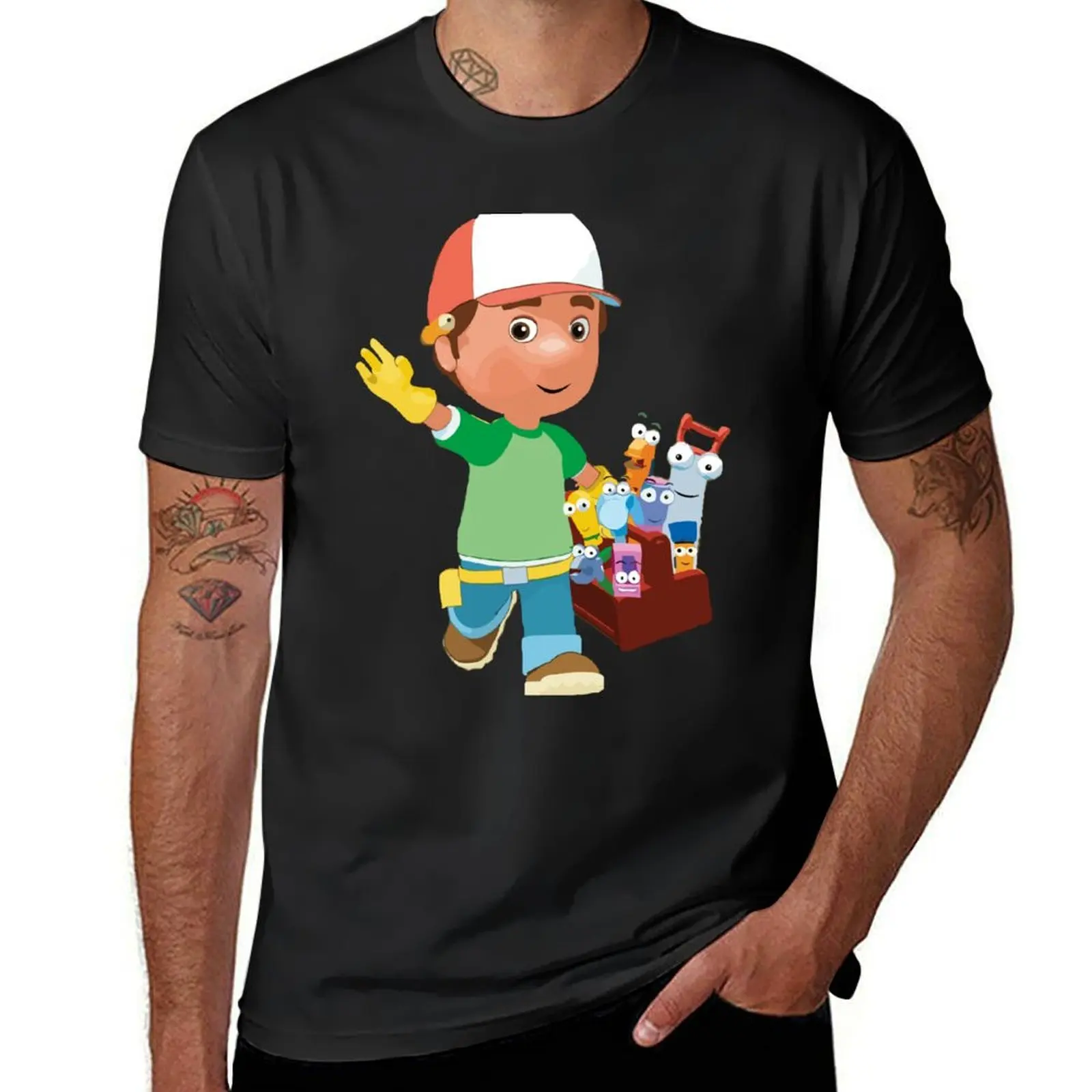 Handy Manny T-Shirt boys whites vintage tees oversized t shirt men