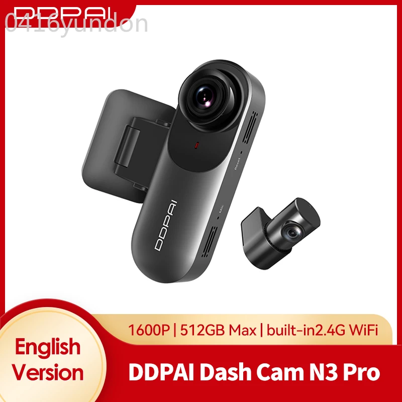 

DDPAI Dash Camera Mola N3 Pro GPS Driving Vehicle Cam Wifi Smart Connect Car Recorder 1600P HD