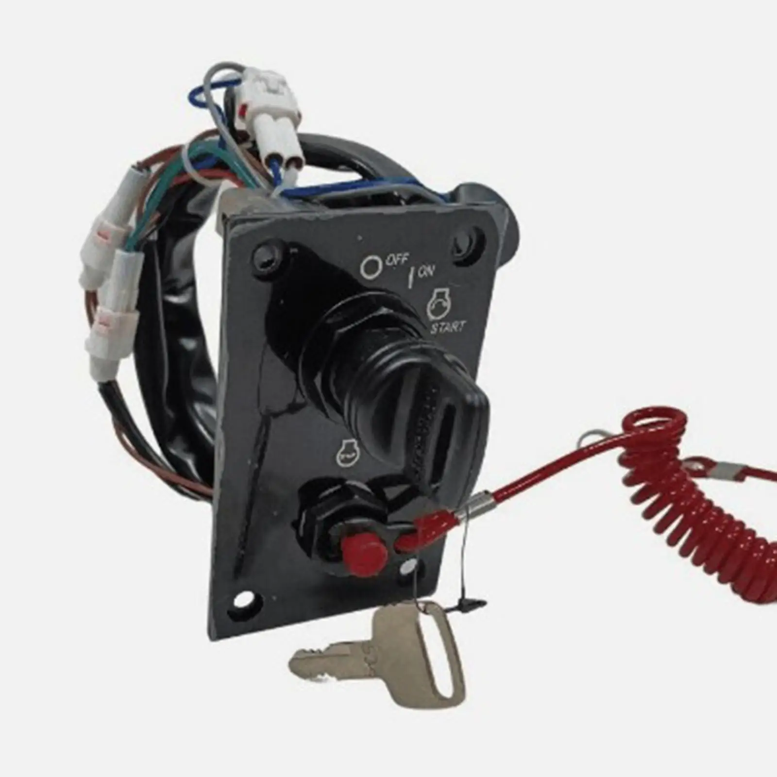 

Marine Outboard Ignition Key Switch Panel Assembly Plastic for Suzuki 37100-96J24 Engine Repair