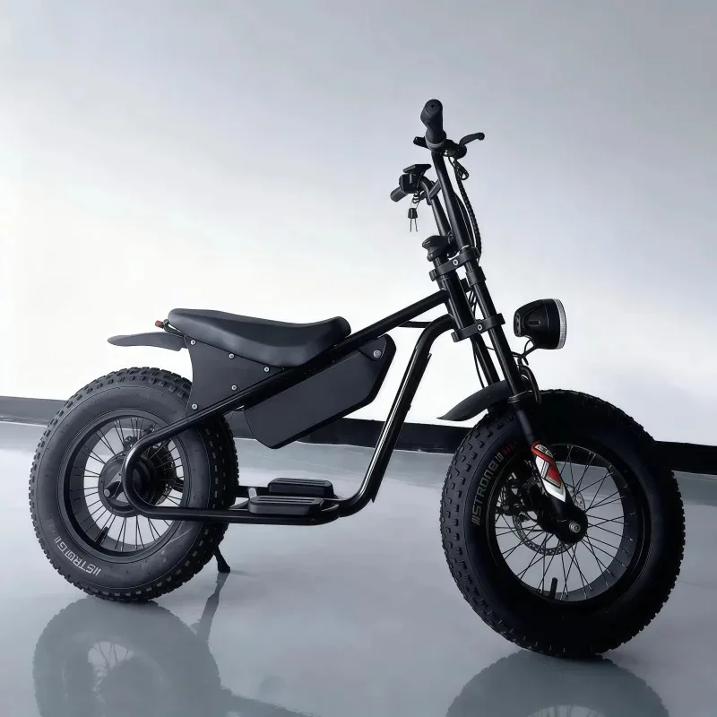 Small Beach Electric Motorcycle 500W Motor 48V 13AH Lithium Battery Electric Bike 45km/h off Road Riding Entertainment E-Bicycle image 6