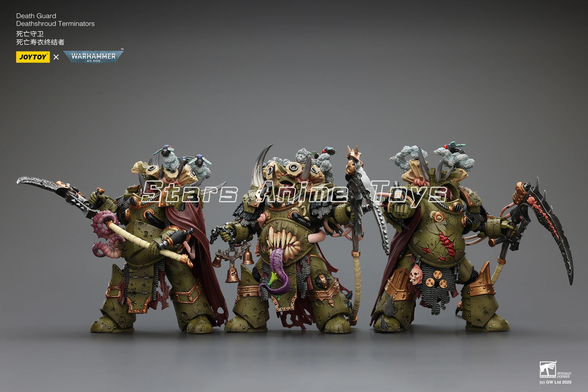 【先行販売】オリジナル JOYTOY ウォーハンマー 40000 デスガード デスシュラウド ターミネーター チャンピオン マンリーパーとプラグスプーターガントレット付き