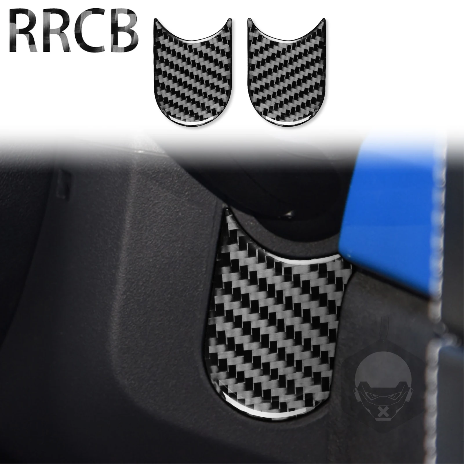 

For Porsche Boxster Cayman 718 982 Car Accessories 2016-2022 Carbon Fiber Headlight Turn Signal Switch Interior Cover Sticker