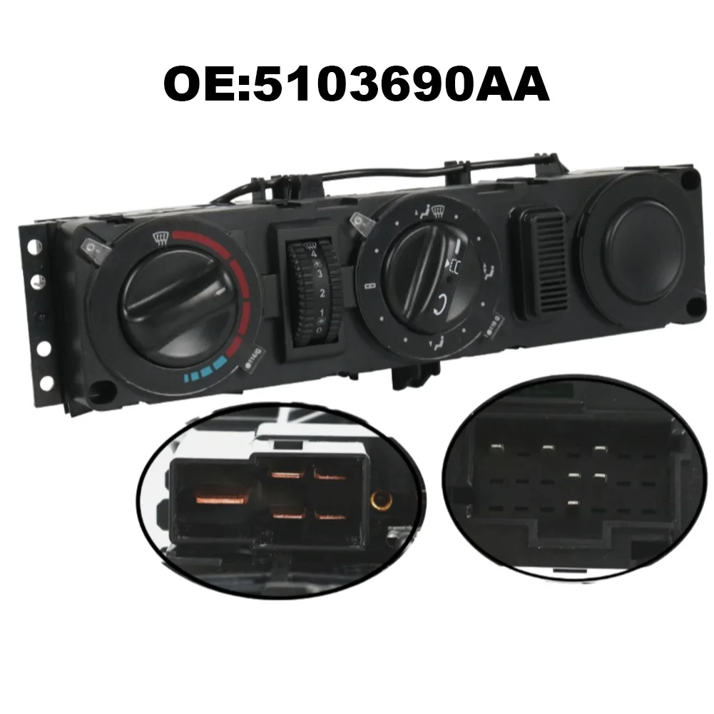 

Air Conditioning Switch Panel Compatible with For Dodge For Sprinter 2500 3500 2003 2006 Heat Booster Vehicles