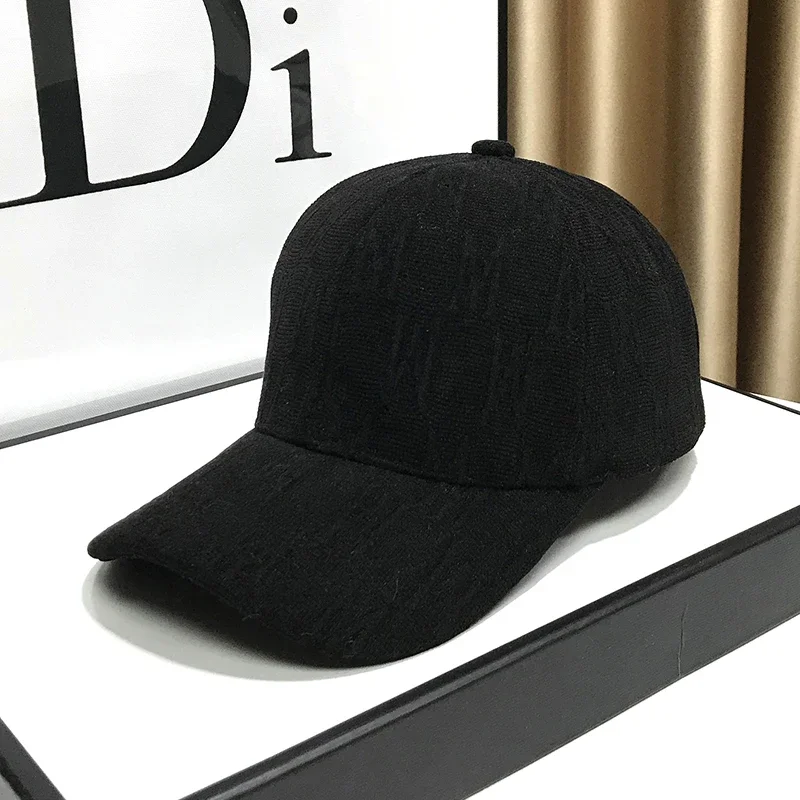 Online Celebrity Cap Women\'s Autumn/Winter Yellow Hats 2022 New Letter Sun Protection Caps Curved Eaves Hard Top Baseball Cap