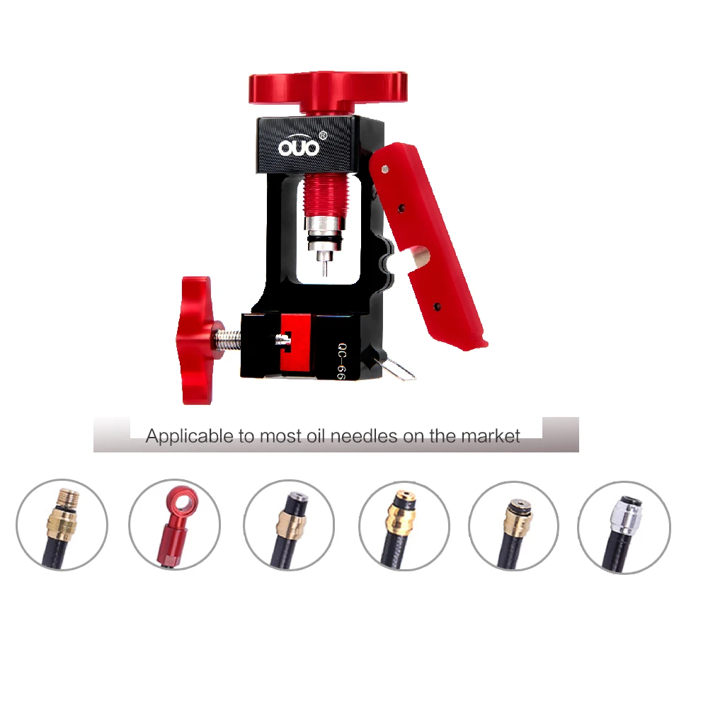 OUO الدراجة الصحن الهيدروليكي الفرامل النفط إبرة أداة CNC الألومنيوم دراجة النفط حقنة الإدراج أداة الدراجات أدوات متعددة الوظائف