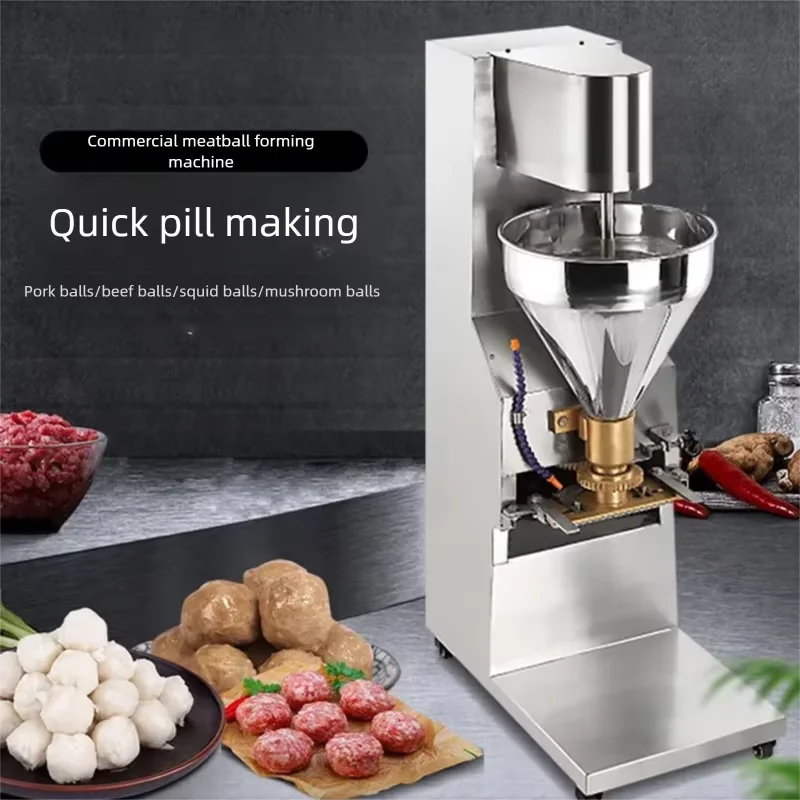 Commercial Automatic Meatball Making Machine for Pork Fish Chicken   Beef Ball for Restaurant Use Processed Meat Shaping Equipme