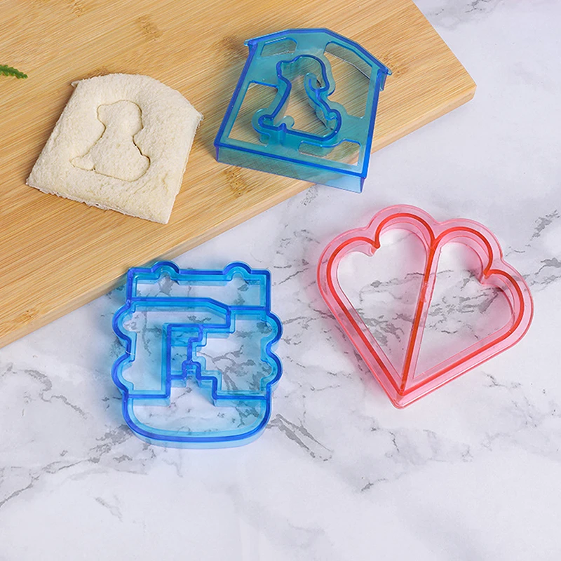 Stampo per Sandwich fai da te Toast Bread Making Knife Mold Cute Baking pasticceria Tool accessori da cucina per alimenti divertenti per bambini