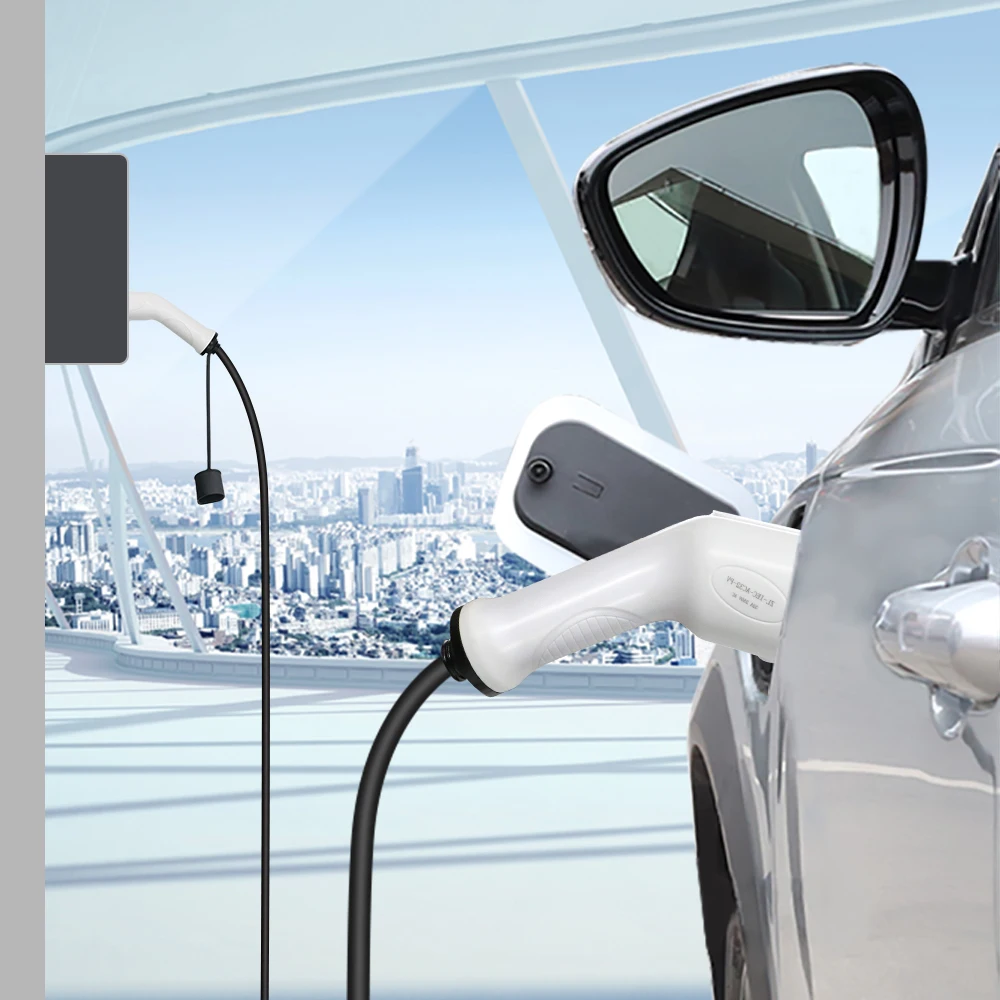 3.5 متر Type2 ذكر إلى Type2 famale المحمولة EV شحن تمديد كابل 3.6 7.2 11 22KW 1p 3p شاحن سيارة كهربائية للمحطة العامة #4
