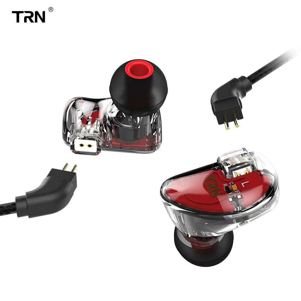 TRN V30 2BA 1DD Hybrid In Ear Earphone IEM HIFI Monitor Running Sport Earphone Earplug Headset 2Pin Detachable BA5/ST1/V80/V90