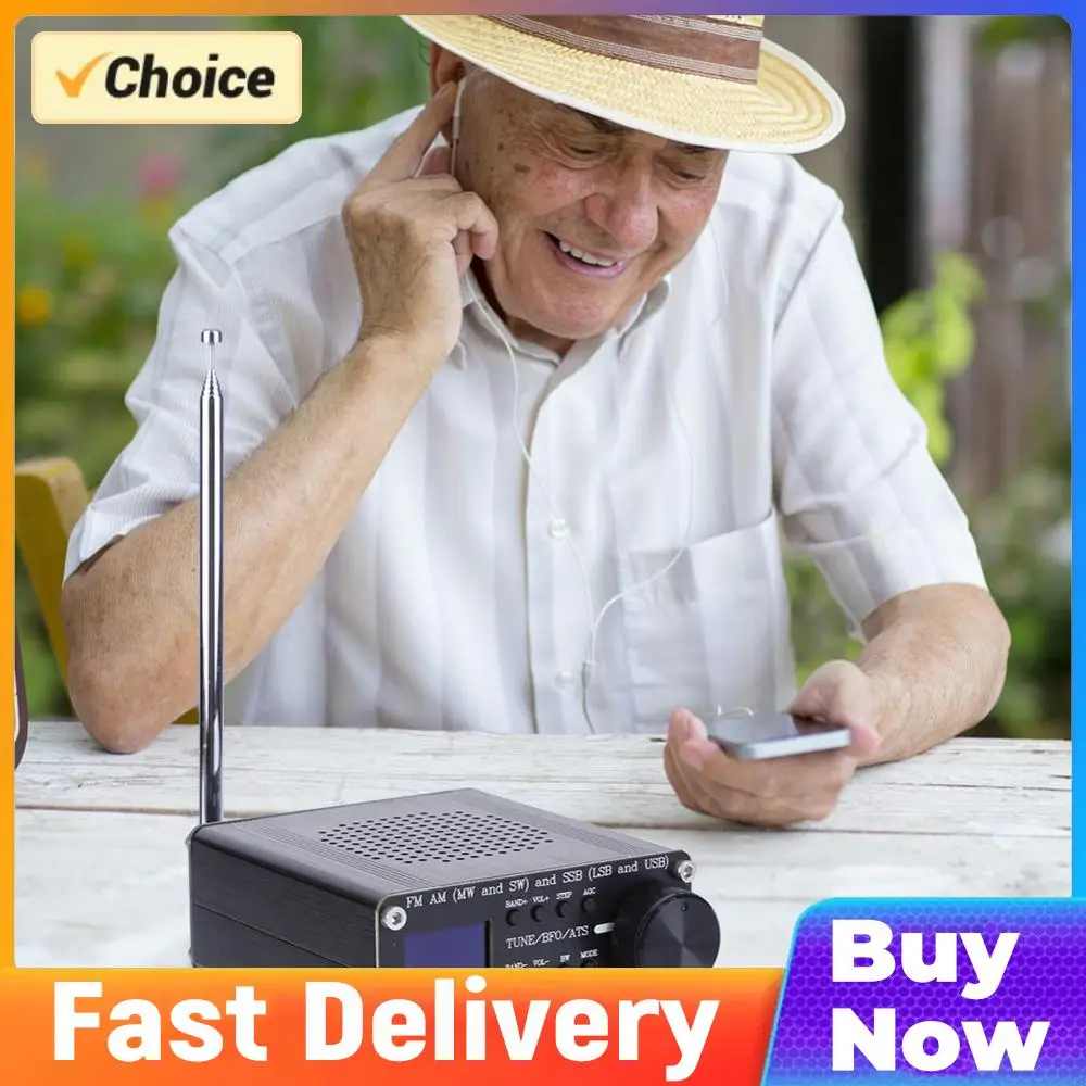 

ATS-20+Si4732 Full Band Radio Receiver Built-in Battery Full Band Receiver Scanner FM AM MW&SW SSB LSB & USB with Antenna