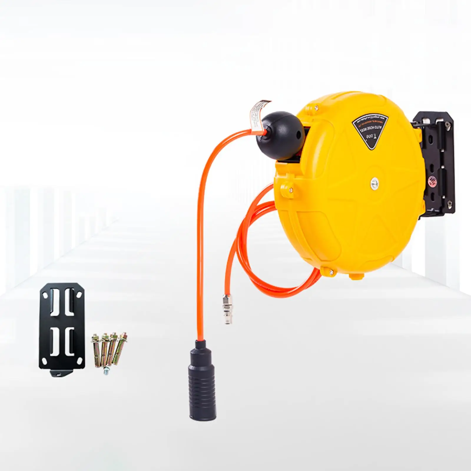 

Retractable Air Hose Reel Water Hose Reel Easy Installation Compact Stability