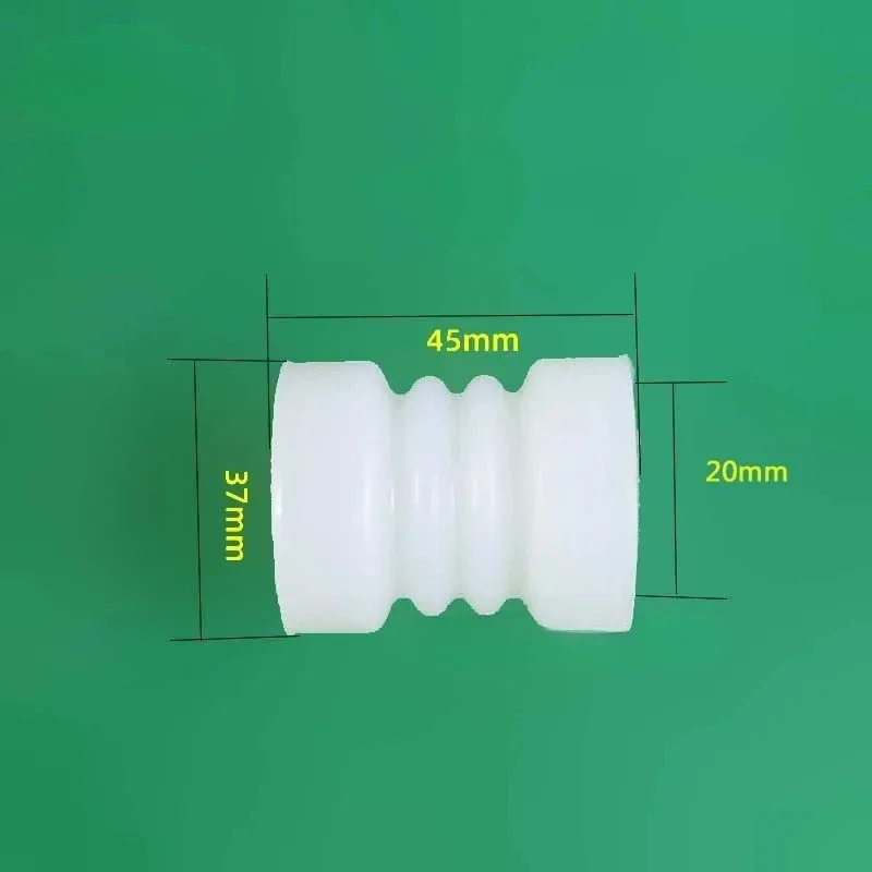 WZ-2Pcs Ice Cream Machine Spare Parts 45mm Length Mixer Rubber Sleeve Sealing Ring Stirring Shaft Corrugated Sleeve