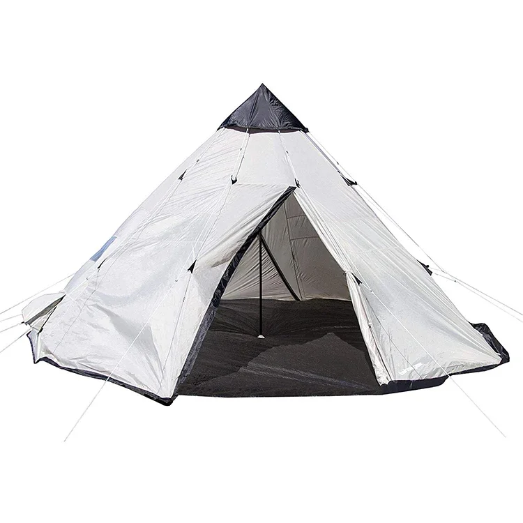 Outdoor XL 5-8 Person Teepee Cone Shape Camping Tent Gazebo