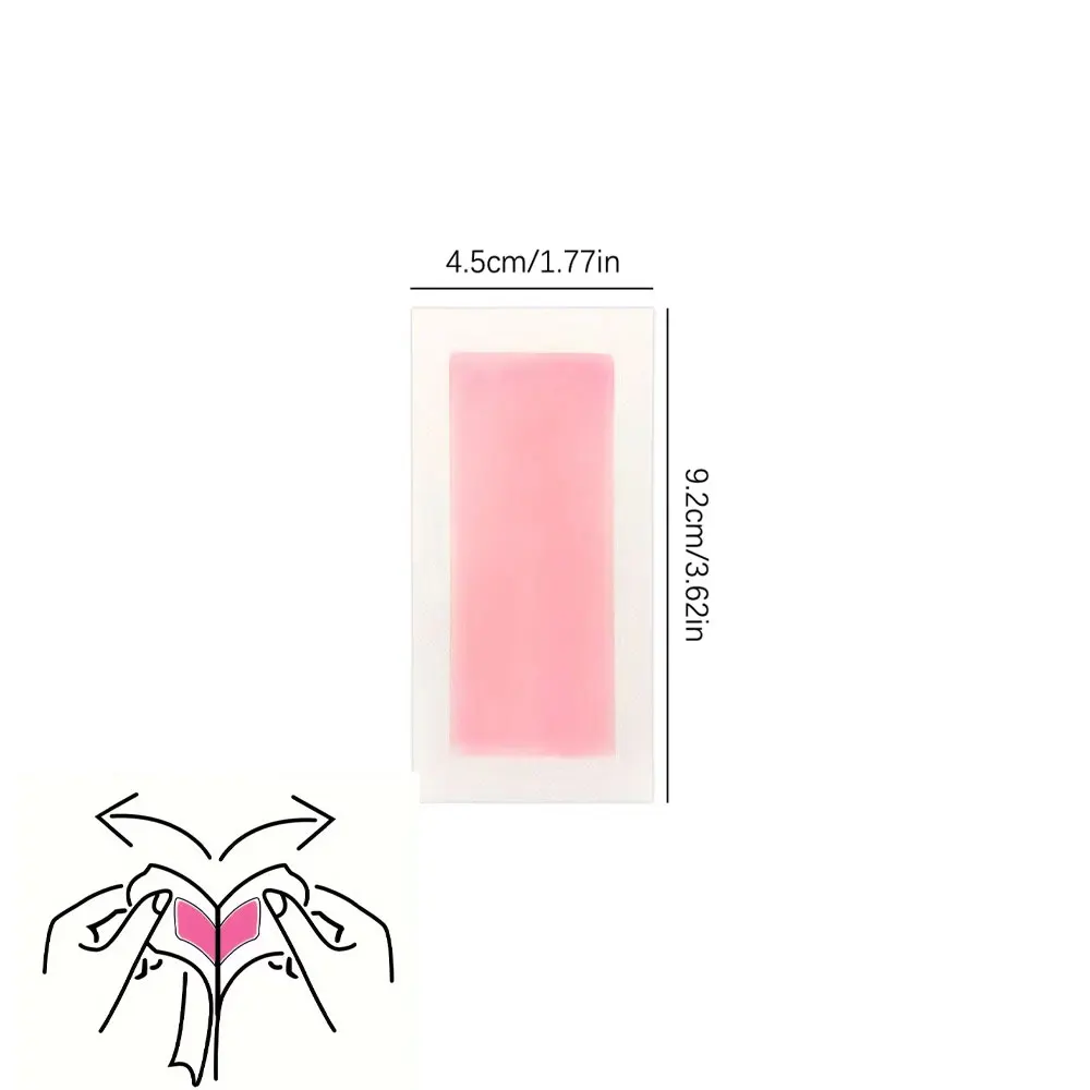 10/20/50/100Pcs Depilatory Wax Strips Hair Removal Wax Paper Cold Wax Strips Paper For Face Neck Arm Leg Body Beauty Tools - view 6