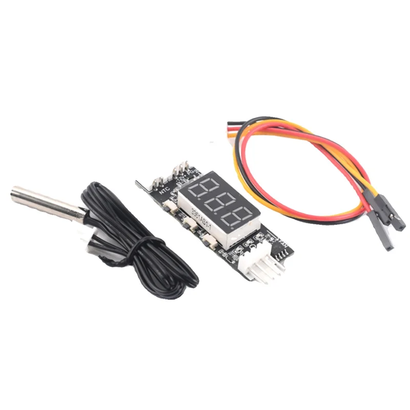 ABZW DC12V 3A 4-Wire PWM Governor Fan Speed Controller Digital Display Temperature Control Functionality As A Power Supply Modul