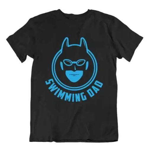 Swimming Dad T-SHIRT My Superhero TEE Birthday Gift SHIRT Elegant Sports