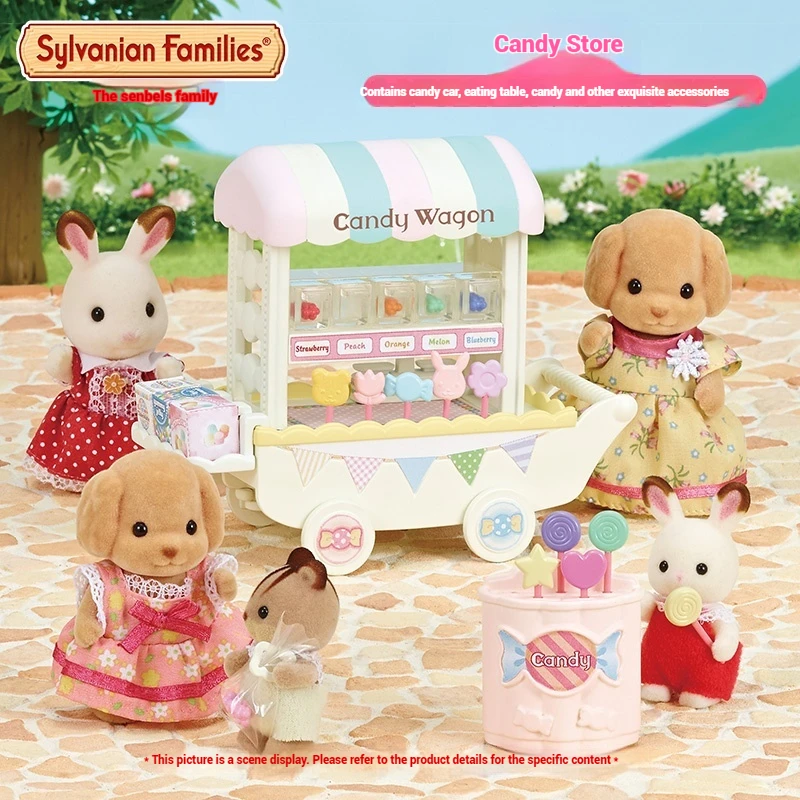 Autentico personaggio anime delle famiglie Sylvanian Simulazione Playhouse Toy Room Decorazione Giocattolo Regalo di Natale