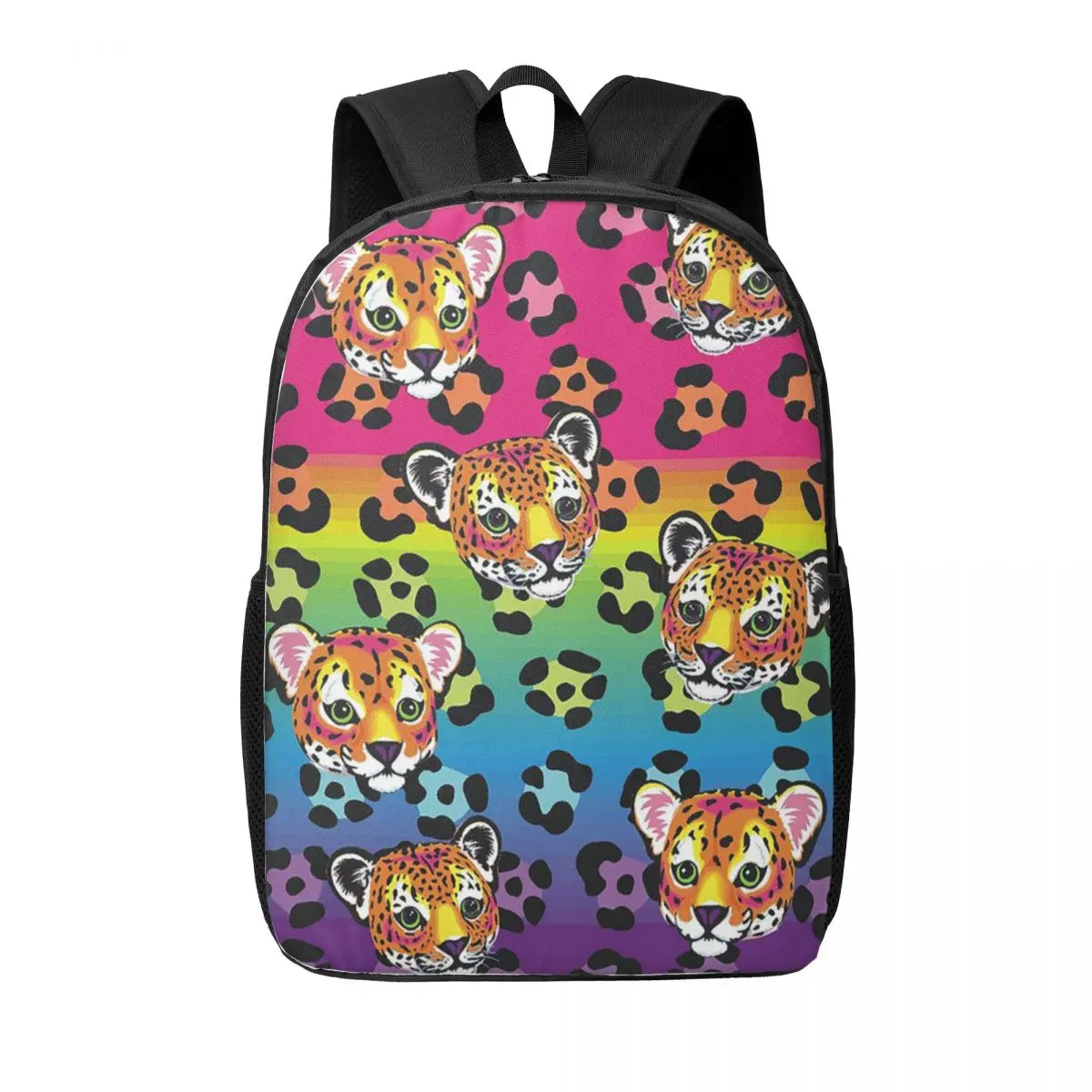 

Радужные леопардовые женские рюкзаки для мальчиков и девочек, сумка для книг, модные студенческие школьные сумки, портативный рюкзак для ноутбука, сумка на плечо