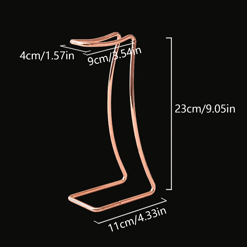 Earphone Holder Stainless Steel Headphone Storage Bracket Desktop Universal Supporting Hanger For Household Office