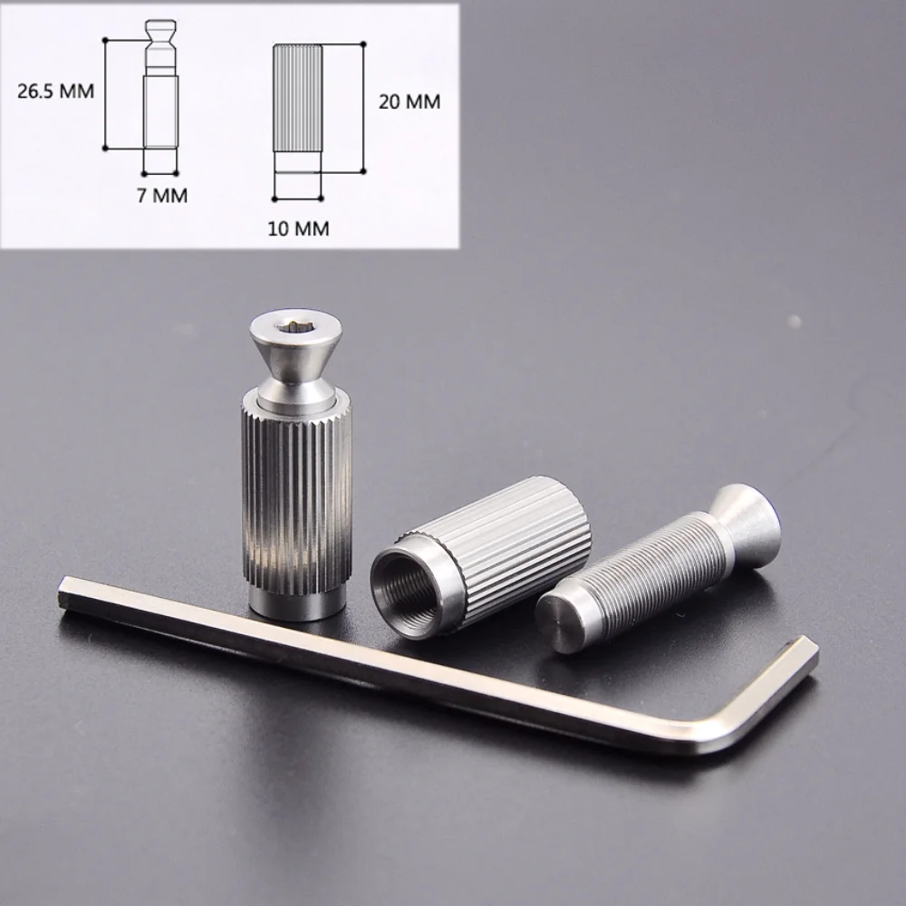 10MM+7MM Stainless Steel Bolt Screw / Stud and Anchor  for FR Tremolo System BridgeBridge JP(Origin)