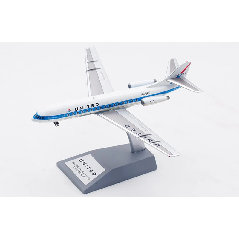 

Diecast 1:200 Scale United Airlines SE-210 N1006U Alloy Aircraft Model Collection Souvenir Display Ornaments