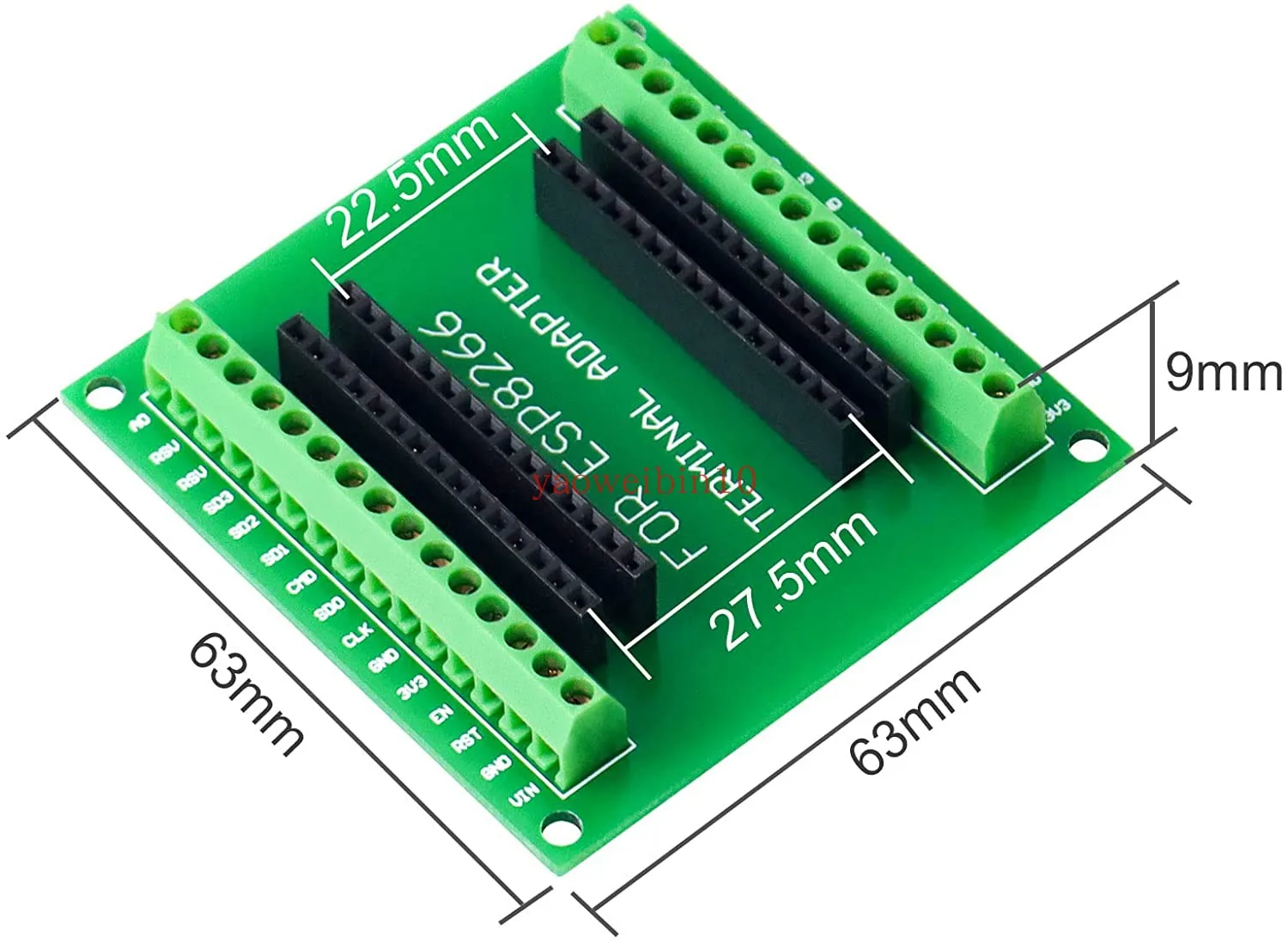 ESP8266 expansion board terminal adapter is compatible with NODEMCU V2 GPIO led MCU development board